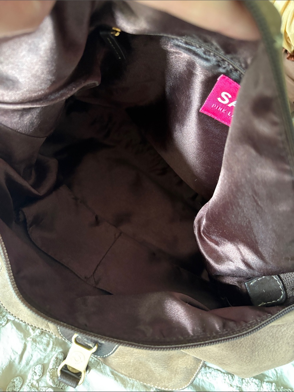 The Sak Brown Suede Hobo with Dark Chocolate Trim - Picture 11 of 13